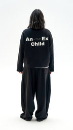 Unisex Black Crewneck