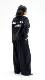 Unisex Black Crewneck