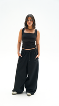 UNISEX RELAXED BLACK CN PANTS